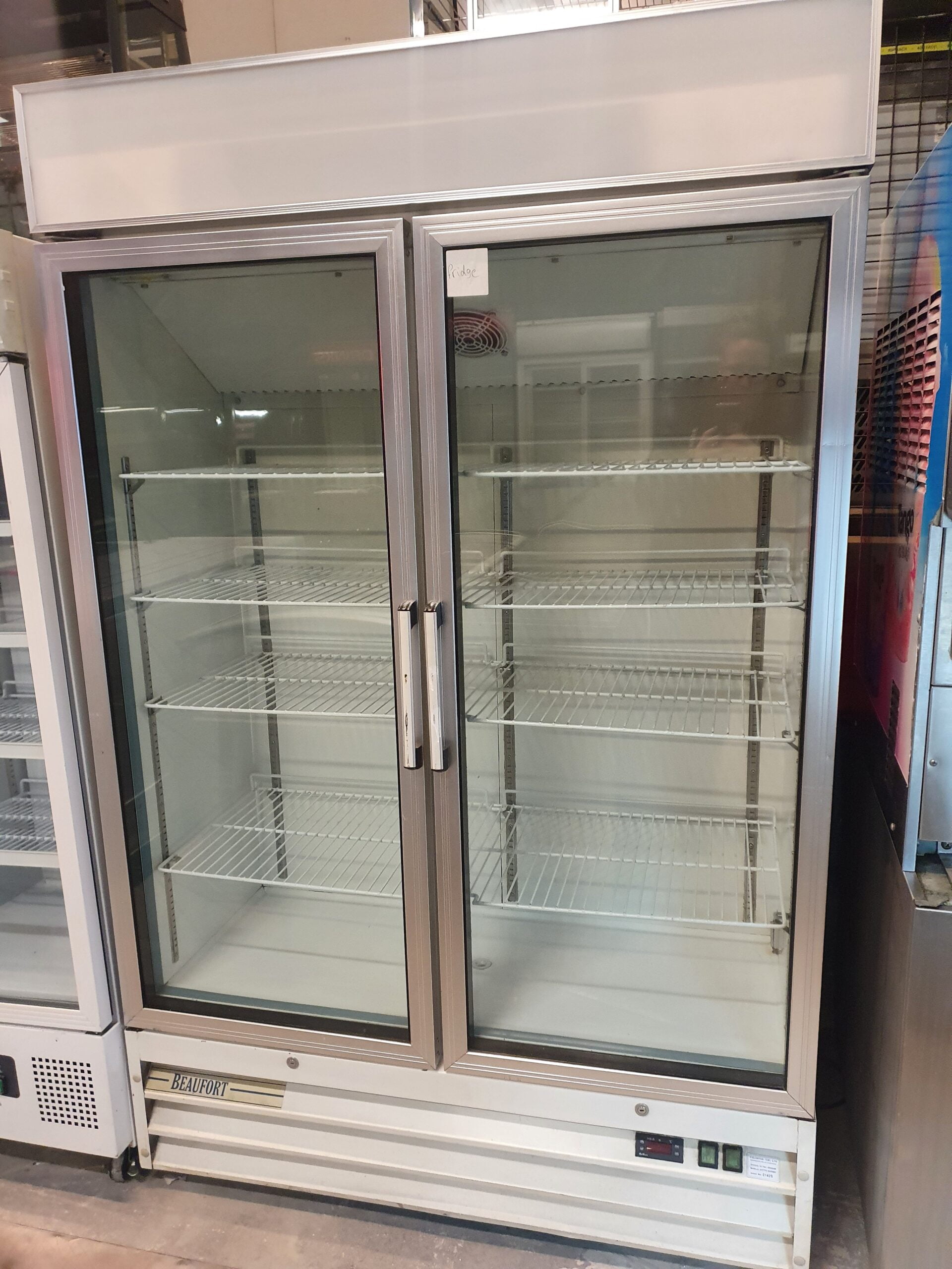 Double Glass Door Fridge - Cook Cool Catering Equipment