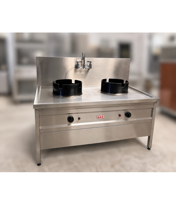 Kaz Chinese Wok Cooker  - 2 Burner - Image 2