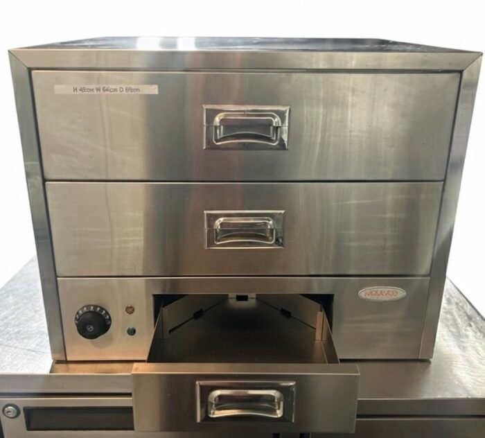 Electric Food Warmer Cabinet with Drawers - Image 2