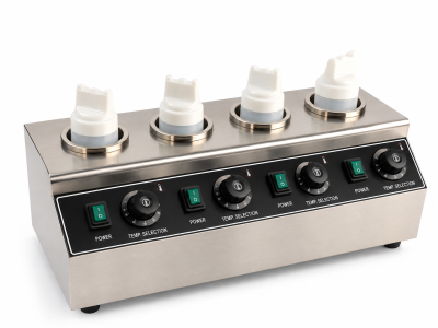 Electric 4-Bottle Sauce Warmer